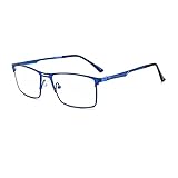 RICCIE Herren Outdoor photochrome Sonnenbrille/UV400, Metallrahmen 1.56 asphärische Harzlinsenleser-Dioptrien +0,25 bis +3,0,01,+1,5