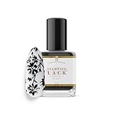Stamping Lack für Nägel SCHWARZ 10ml · Schwarzer Stamping Nagellack zum Stempeln von Motiven als Lack Nageldesign Stempel · Lynis-Nailshop.de