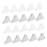 HOUDERCO 20 Stück Brillenputztücher Feuchttücher Brillenreinigungstücher Brillentücher Brillenputztuch Linsenreinigungstuch Kamerareinigungstücher Linsenputztuch Brillenputztuch Wildleder
