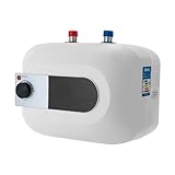 DioPaiB 6L Warmwasserspeicher 1500w, Wasserboiler 220v Untertischboiler, Elektro Durchlauferhitzer Boiler, Warmwasserbereiter mit Schirm, Druckfest Kleinspeicher, Mini-Tank-Wassererhitzer, für Badezim