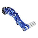 Motorrad-Schalthebel, Kickstarter-Starthebel, Hochfeste Aluminiumlegierung, Universelles Zubehör für Motorrad-Roller (Blau) Auto- und Motorradteile