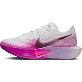 Nike Vaporfly 3 Herren Wettkämpfe Straßenlaufschuh, White/Black-Vivid Purple-Purple Agate, 47.5 EU