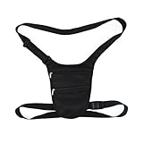 Mervokl Skin Versteck Brustbeutel Hüfttasche Brusttasche Herren und Damen mit Abnehmbarem Gürtel und Weicher, Hautfreundlicher Rückseite, Bietet Platz für Reisepässe, Kreditkarten, Bargeld, etc