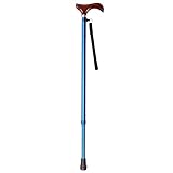 HUIBBGO Teleskop-Gehstock aus leichtem Aluminium, höhenverstellbar, ergonomisch