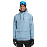 SIROKO - Snowboardjacke mit Kängurutasche W3 Prags - M - Blau