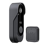 Video-Türklingel – Kabellose Video-Türklingel-Kamera – Bewegungserkennung, Zwei-Wege-Talk, Sicherheitsmonitor für drinnen und draußen, späte Nacht, Remote-Arbeit, Wohnung, Storefront