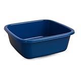 PARENCE.- Square Basin 6L – Kompakte Hochleistungs-Waschwanne aus Kunststoff 30 cm | Mehrzweckbecken für Geschirr, Haushalt, Wäsche oder Garten, Bleu