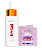 L'Oréal Paris Revitalift Clinical Anti-Aging Gesichtsserum mit 12% reinem Vitamin C Salicylsäure und Vitamin E 30ml + Revitalift Filler Anti-Aging Tagescreme Bundle Routine - Set mit 4