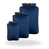 NORDKAMM® Profi Dry Bag 5L/10L/15L, Ultraleichter DryBag mit 10.000 mm Wassersäule, Ideal als Packsack für Rucksack, Wasserdichter Beutel aus ROBIC® Performance Nylon, Packsack Wasserdicht, Packsäcke