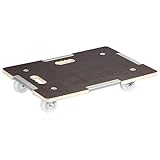WAGNER Transporthilfe MM 1381 I 64 x 44 x 11 cm - Tragkraft 250 kg - ideal für schwere Stapelbehälter I Euro-Format I Ergo-Griffe I Ladungssicherung I rutschfeste Oberfläche - 20138101
