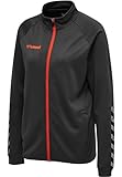 HUMMEL Damen Hmlauthentic Women Poly Zip Jacket, Asphalt, L EU