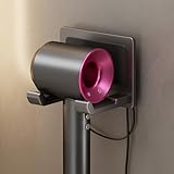 FANXIYA Haartrocknerhalter Luftfahrtaluminium Fönhalter ohne Bohren Halterung für Haartrockner Fönhalter zum Kleben Fönhalter Wandhalterung Halter Rack für Haartrockner (Grau)