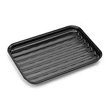 Barbecook Wiederverwendbare Grillschale, smoker und gasgrill zubehör, schwarz, rechteckig, 34.5x24x3cm, 1 - Pack