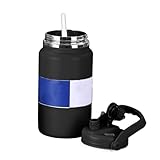 Isolierte Wasserflaschen - Reise Trinkflasche Edelstahl | 4000ml Auslaufsichere Isolierflasche Für Camping Wandern Radfahren Fitness Reise