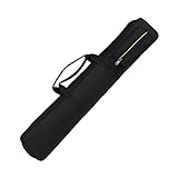 Perfeclan 8 löcher Pool Queue Fall Pool Queue Tasche mit Tragegurt Stoßfest 1/2 Gelenk Queue Fall Schützende Billard Stange Lagerung Tasche, Schwarz