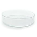 XXL Futterschale aus Glas 93x20mm !6 Größen! für Aquarium & Terrarium  Garnelen, Schnecken, Welse.. | Großer Echtglas Futternapf Schale zum geziehlten füttern | KEIN Acryl/Plastik sondern Laborglas!