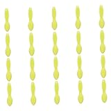 CIYODO 20 Stück Teiliges Kiwi Löffel Multifunktionaler Obstschäler aus Kunststoff Ausstechen und Schälen von Kiwi Avocado und Anderen Früchten Ergonomischer Griff für Müheloses Handling