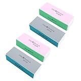 Nail Art Shiner Buffer,6 PCS Nagel Polierblock Block Sand Schleiffeile Maniküre Nagel Shiner Buffer Block mit 4 Seiten zum Formen Glätten und Polieren von Nägeln