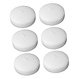 BESPORTBLE 6 Weiße Schwimmende Teelichter aus Geruchslosem Wachs Klein (4,5 X 2,5 Cm) für Hochzeiten Partys und Festliche Dekoration