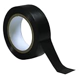 DULA - Isolierband - 18mm x 10m - PVC - Flammschutzmittel - Isolierband schwarz - 1 Rolle