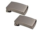 Gürtelschnalle 2er Set, 40mm Gürtelschnalle Herren, DIY Rucksack Taschen Gürtel Schnalle, Ersatz gürtelschnalle (Matt)
