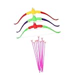 Supvox Kinder Bogenschießset Aus Abs Mit Pfeilen Und Saugnäpfen Solides Outdoor Pfeilspielzeug Standardgroß Für Sportliche Kinder