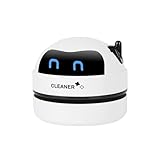 Funmo Mini Tischstaubsauger, Tragbar USB Wiederaufladbar Tischstaubsauge für Reinigung Krümel, Hohe Saugleistung Staub Reiniger Mini Tischsauger für Desktop, Büro, Auto, Schule, Haushalt, 20-Robot U