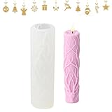 Zylindrische Kerzenform - Zylindrische Säulenkerzen Silikon-Kerzenformen Guglia-Kerzenform Handgemachte Handwerk für o Dinner