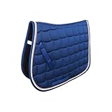 Generisch Dressage Sattelunterlage - Feuchtigkeitsabsorbierende Atmungsaktive Vielseitige Sattelunterlage,Leichtes Reitzubehör Für Training Turnier Dressur