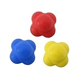 KOMBIUDA 3st Reflexball Sprungball Trainingsball Agility-Ball Reaktionsball