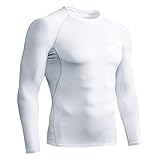 GarBull Herren Kompressionsshirt Langarm, Atmungsaktives Funktionsshirt für Fitness, Laufen, Jogging und Sport, Ideal für Training und Turnhalle
