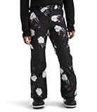 THE NORTH FACE Freedom Isolierte Hose für Mädchen, TNF, Schwarz, Winterblumen-Druck, Größe L