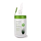 PÜRDOUX ™ CPAP Maske Wipes, Aloe Vera, Kanister von 70 Feuchttüchern