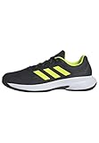 adidas Herren Gamecourt 2.0 Tennis Shoes Tennisschuhe, Carbon/Lucid Lemon/FTWR White, 44 2/3 EU