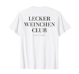 LECKER WEINCHEN Club X Veneto Clothing Lecker Wein Backprint T-Shirt