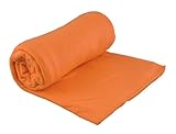 CB Home & Style Fleecedecke Uni 130 x 170 cm Orange