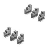 2 Sätze Kiefer Center Centroo Klemmbacken Metallmaterial Maschinenfett Drehfutter Für Die Metallbearbeitung Mini-spannfutter Aus Metall Minifutter 3-backenfutter Silver 3 Stück * 2 HOMSFOU