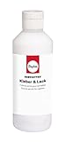Rayher Serviettenkleber, Flasche 250 ml, auf Wasserbasis, für den Innen- und Außenbereich, Serviettentechnik-Kleber, Kleber und Lack in einem, farblos, 35095000