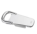 cilio Flaschenöffner MULTIPLO | Metall verchromt | 3-in-1 Öffner für Kronkorken und Schraubverschluss | Verschluss für Kronkorkenflaschen | Einlage aus Gummi | Bieröffner | Länge 8,5 cm