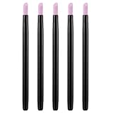 UEAVOID 5er-Pack Doppelköpfiges Nagelhautfeile Stein, Quarz Stift, Nagelfeile Stein, Quarzstein Nagelfeile, Nagelhautschieber, Nagel Schleifstift, Stein Nagelfeile Stift, Nagelschleifstifte