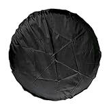 Auto Radreifenabdeckung, Asudaro Waterproof Reserveradabdeckung Radabdeckung Reifenabdeckung staubdicht Radreifenabdeckung Universal-Ersatzradabdeckung mit Kordelzug-Design mit Griff,L: 80cm x 47cm