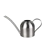 Edelstahl Gießkanne - Vintage Garten Gießkanne Mit Langer Tülle, 500ml/1000ml - Für Familie, Büro, Topfpflanzen, Bonsai Bewässerung