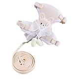 DIFLAX Kaninchen Leine, Verstellbares Weiches Kaninchen Geschirr mit Leine, Kaninchengeschirr für Zwergkaninchen, Kaninchenleine Ausbruchsicher für Kleine Häschen Katze Hunde Haustier Walking