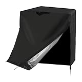 Baoblaze Kompakte Kühlschrankabdeckung, wasserdicht, für 1–2 Kubikmeter Mini-Gefrierschrank, sonnenfest, mit Seitentaschen, Schutzhülle für Gefrierschrank