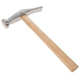 VALICLUD 1Stück Schuhmacher Hammer mit Holzgriff Rostfreier Stahlhammer für Schuhreparatur für Verwendung Schuhherstellung Weiß