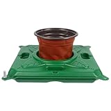 Veemoon Schwimmender Teichpflanzer 1 Satz mit Künstlichen Pflanzenbehältern Stabiler Wasserpflanzentopf für Teiche Balkone und Gartendekoration