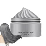 Haarfärbewachs – Creme-Tönung für temporäre Frisuren, Modellierwachs für Haare, natürliche Farbe für Männer und Frauen, alle Altersgruppen, ideal für Freunde, Kosmetiker und Friseure, Soluzi