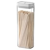 Greyoe 30cm H Spaghetti Aufbewahrung, Spaghetti Dose Vorratsgläser mit Deckel, Vorratsdosen mit Deckel Luftdicht, für Pasta, Müsli, Snacks, Zucker, Spaghetti, Nudeln, Getreide, versiegelte Behälter