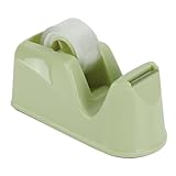Klebebandspender mit 8 Rollen transparentem Klebeband Bandschneidemaschine Kreative Schreibwaren Schule Bürobedarf Verpackung Bequeme Anwendung(Green)