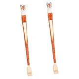 Healvian 2St kitzeln health fleab massagegel decor Haushaltsdekoration traditionelle Fingerkratzer bastelset werkzeug Rücken Juckreiz Stop Stick Rückenkratzer in Tierform hölzern